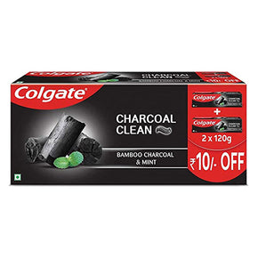 Colgate Charcoal Clean Toothpaste 240G (120G x 2)