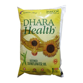 Dhara Health Refined Sunflower Oil 1L