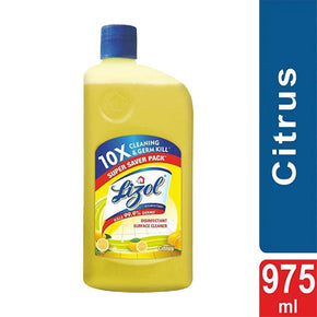 Lizol Disinfectant Surface Cleaner Citrus 975ML