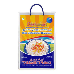 Maharani Parboiled Basmati Rice 5KG (Suitable for Diabetics)
