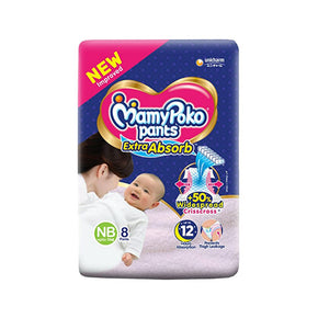 MamyPoko Pants Extra Absorb NB8 (upto 5KG) Diapers