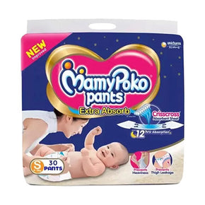 MamyPoko Pants Extra Absorb S30 (4-8KG) Diapers