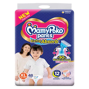 MamyPoko Pants Extra Absorb XL48 Diapers (12-17KG)