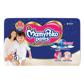 MamyPoko Pants Extra Absorb XL5 (12-17KG) Diapers