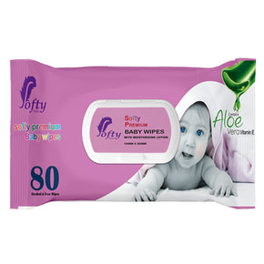 Softy Premium Baby Wipes (80 wipes)
