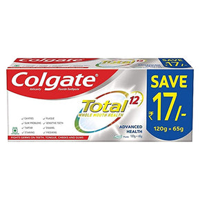 Colgate Total Advanced Health Toothpaste 185G (120G + 65G)