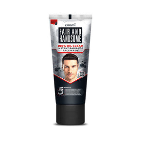 Emami Fair and Handsome 100% Oil Clear Face Wash 50G