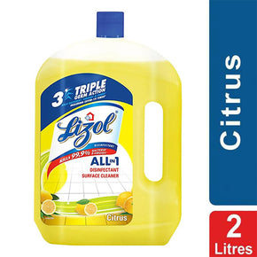 Lizol Disinfectant Surface Cleaner Citrus 2L