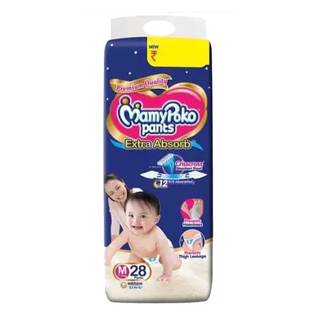 Buy MAMYPOKO PANTS EXTRA ABSORB DIAPER LARGE SIZE PACK OF 48 Online & Get  Upto 60% OFF at PharmEasy