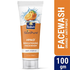 Parachute Skin Pure Orange Brightening Anti Pimple Face Wash 100G