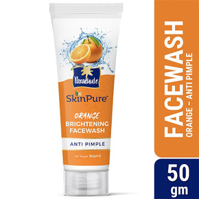 Parachute Skin Pure Orange Brightening Anti Pimple Face Wash 50G